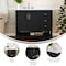 Flash Furniture Vega 42 Inch Vanity w/Sink, Storage Cabinet w/Soft Close Doors, Open Shelf and 3 Drawers, Black FS-VEGA42-BK-GG - alternate 2